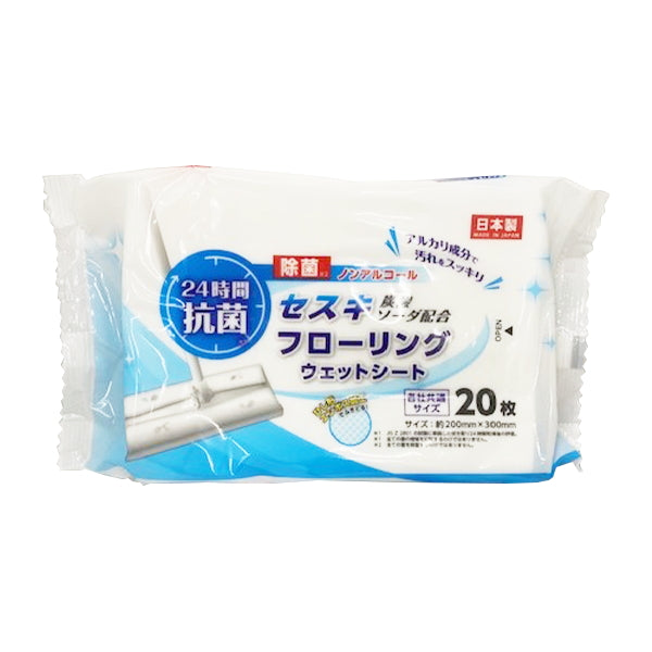【まとめ買い】床拭きシート 24時間抗菌セスキ炭酸フローリングWシート20枚 0808/344142