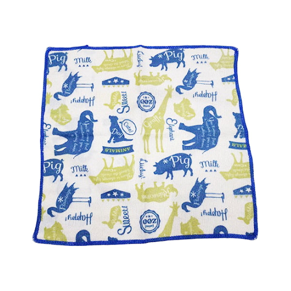 【まとめ買い】マイクロファイバークロス 布巾 ダスター アニマル柄 1855/344493