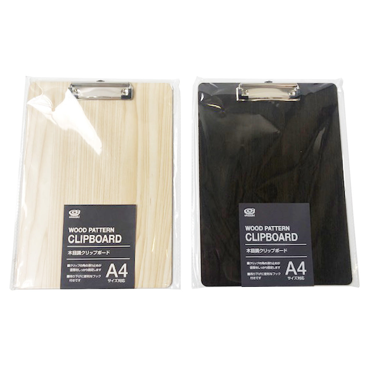 【まとめ買い】MDFクリップボード 木目 A4 1583/344528