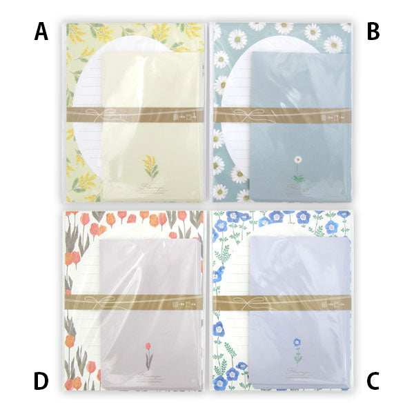 【まとめ買い】レターセット 手紙 花柄 おしゃれ かわいい フルラージュ レターセット 0915/344661