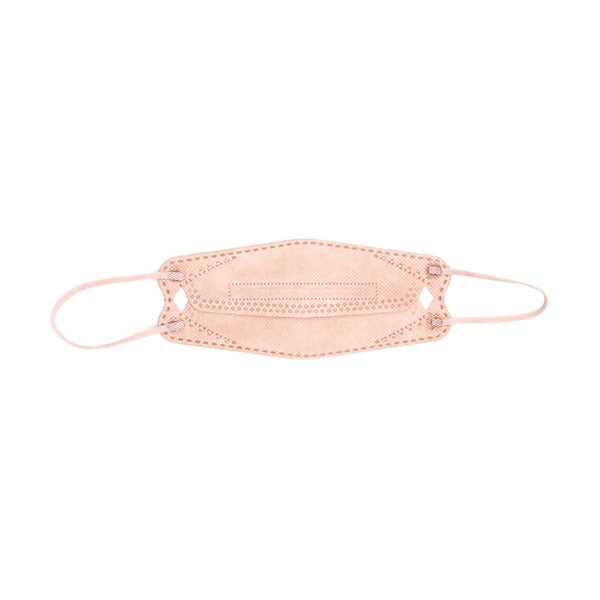 【まとめ買い】ダイヤモンド型マスク カラーマスク 子供用 5枚入 ペールピンク 1523/344694