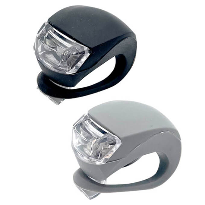 【まとめ買い】サイクルライト 2LED自転車用フロントライト 0344/344873