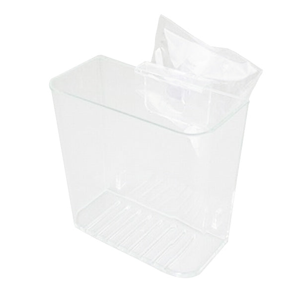 【まとめ買い】カトラリー収納 カトラリーボックス カトラリーケース 吸盤付き カトラリーポケット ワイド透明 0459/345431