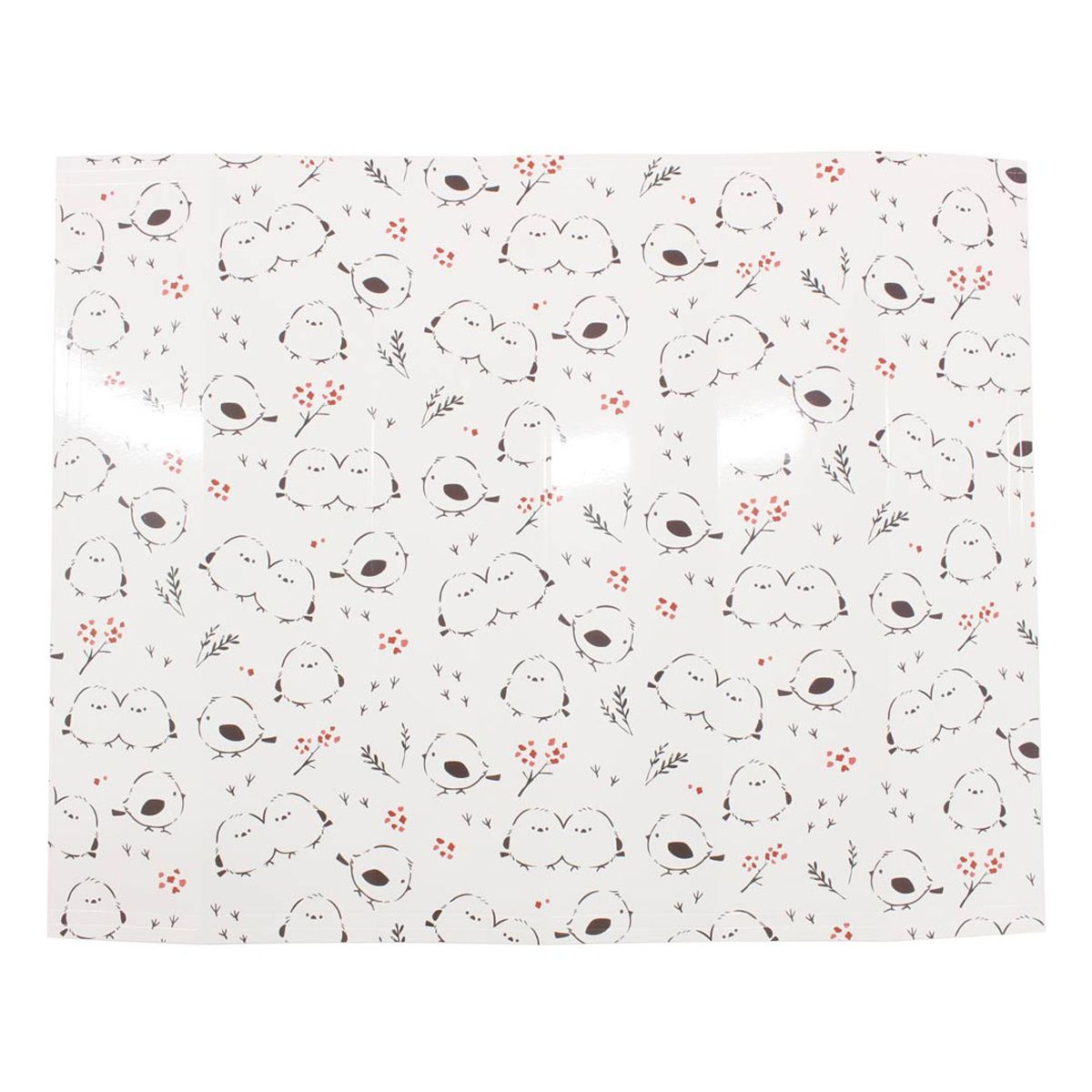 【まとめ買い】ガスレンジ下敷きシート シマエナガ柄 0330/345635