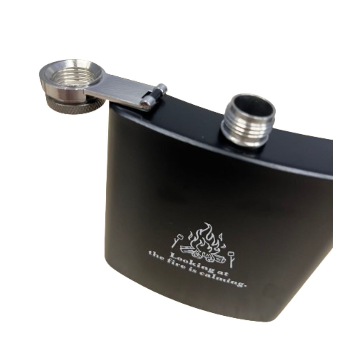 【まとめ買い】スキットル 小型水筒 蒸留酒ボトル アウトドアスキットル ブラック171ml 9001/345668