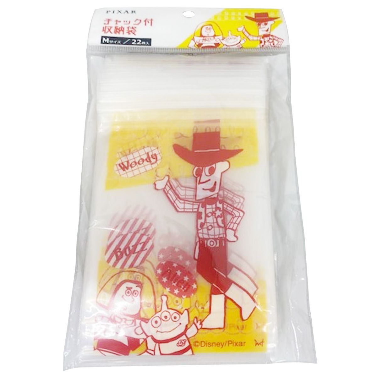 【まとめ買い】トイ・ストーリー チャック付収納袋M 22枚 0808/346120