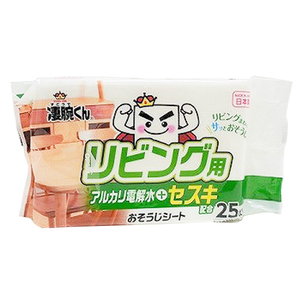 【まとめ買い】凄腕くんセスキ配合リビング用おそうじシート25枚 0459/346300