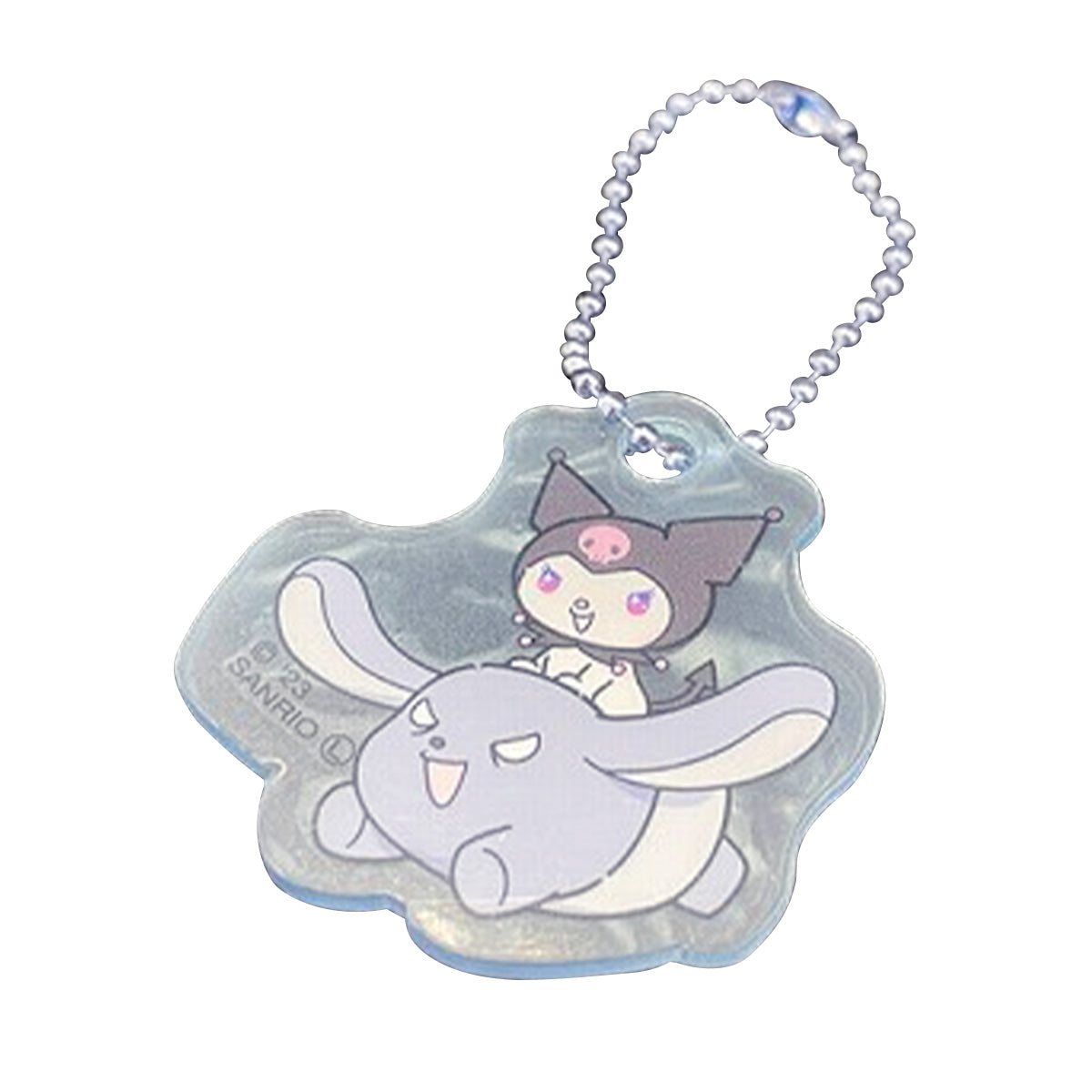 【まとめ買い】sanrio KUROMI クロミ化計画 キーホルダー ブルー 0459/347049