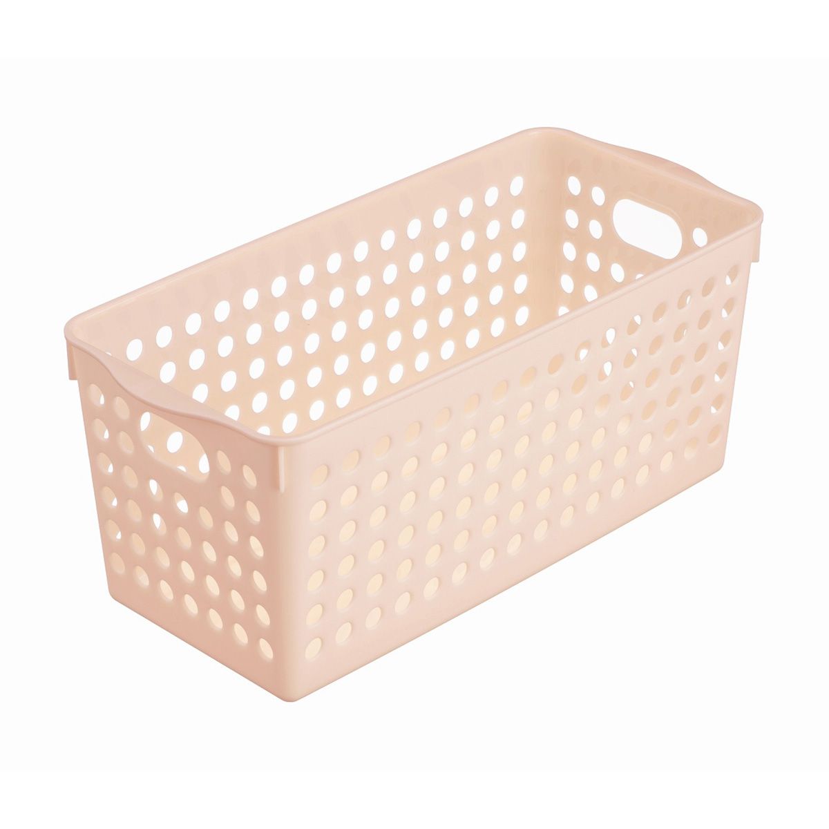 【まとめ買い】ストックバスケットスリムライトピンク 0978/347331
