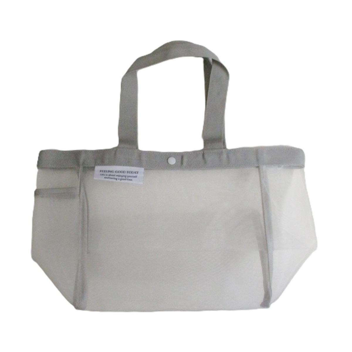 【まとめ買い】メッシュサブバッグ舟形サイドポケットGY 0834/347356