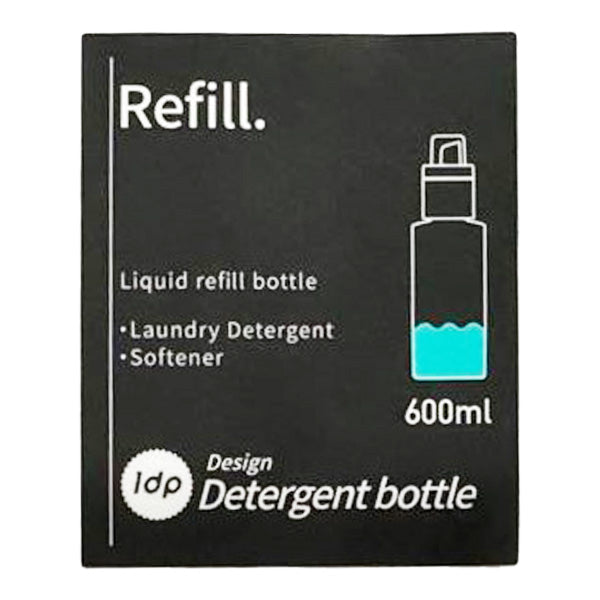 【まとめ買い】1dp液体洗剤ボトル 詰め替え容器 600ml クリア 9001/347357