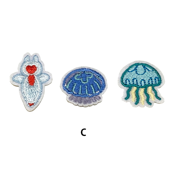 【まとめ買い】ワッペン 海のなかまたち 1535/347815