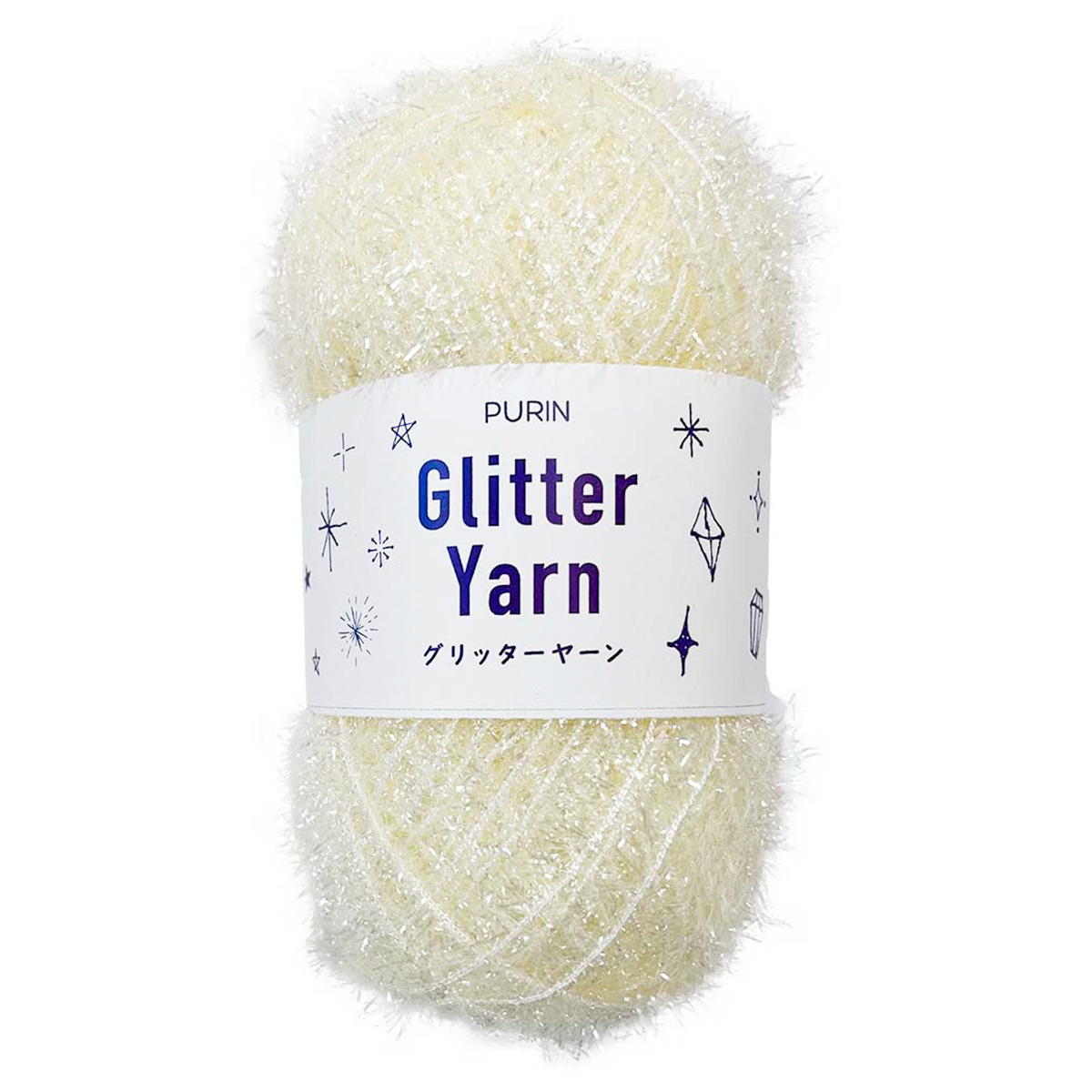 【まとめ買い】グリッターヤーン 25g 2アイボリー1535/348223