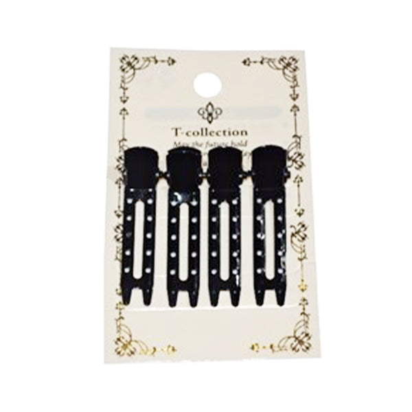 【まとめ買い】ヘアクリップ ブラック ヘアピン 髪留め 4P/HP-365 0533/348876