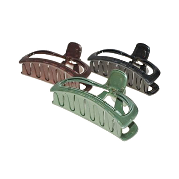 【まとめ買い】バンスクリップ ヘアバンス クリア くすみカラー /BA-753 0533/348878