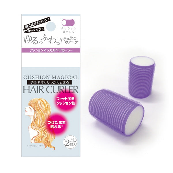 【まとめ買い】クッションマジカルヘアカーラー40mm・2個入 0474/348931