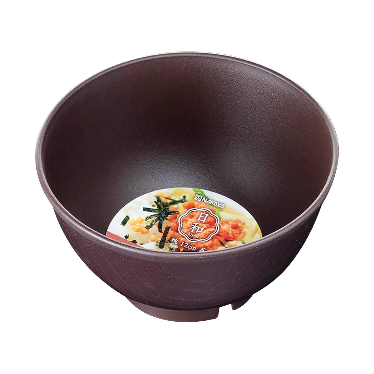 【まとめ買い】日和 椀 12cm 茶 0523/348987