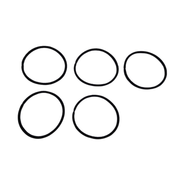 【まとめ買い】ヘアゴム 髪ゴム 抗ウイルス剤入リングゴム 5P M 黒 9001/349500