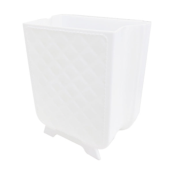 【まとめ買い】ゴミ箱 ごみ箱 小さめ キッチン 台所 ダストボックス トラッシュボックス コンパクト折りたたみゴミ箱 ホワイト 白 9001/349636