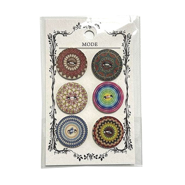 【まとめ買い】木ボタン/オリエンタル 0890/349736