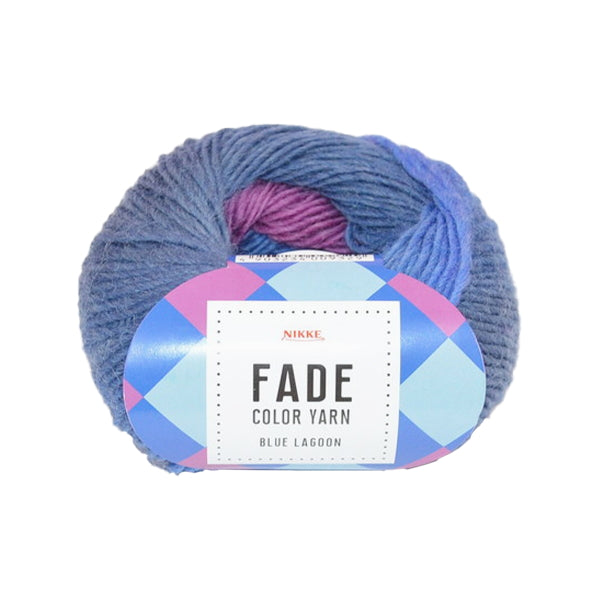 【まとめ買い】毛糸 ウール100% フェードカラーヤーン ブルーラグーン 9001/349755