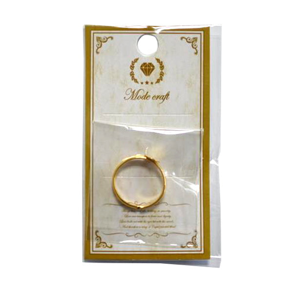 【まとめ買い】リングパーツ平皿付き/B ゴールド 0890/349762