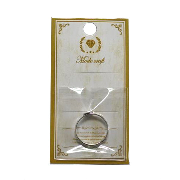 【まとめ買い】リングパーツ平皿付き/B シルバー 0890/349763