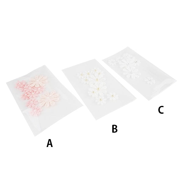 【まとめ買い】クラフトデコパーツ フラワーレースMIX 10P 0459/349908