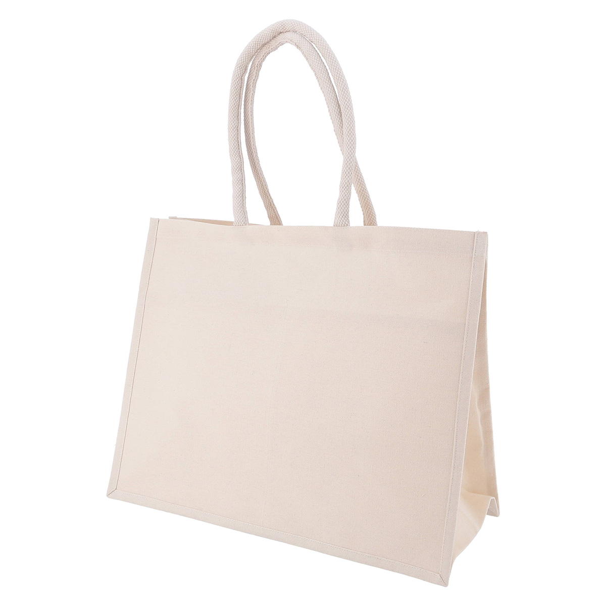 【まとめ買い】コットンバッグ内ポケット付き L1635/349996