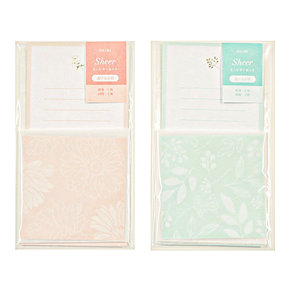 【まとめ買い】ミニレターセット スクエアシアー 0911/350285