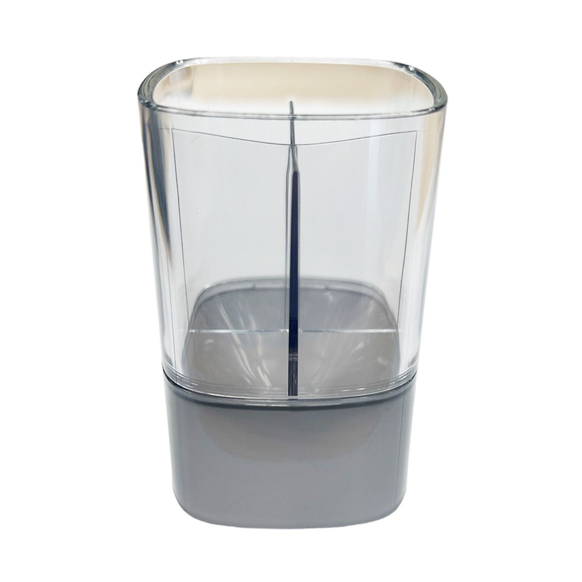 【まとめ買い】1dp 密着しない歯ブラシスタンド(グレー) 9001/350564