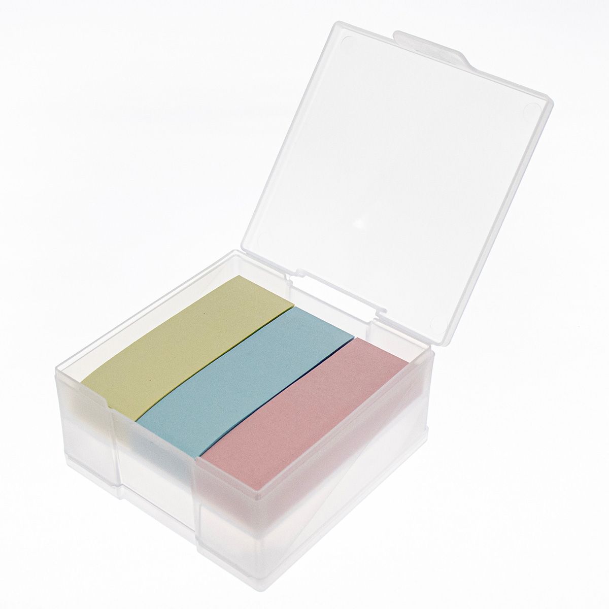 【まとめ買い】ふせんボックス 両面タイプ クリア 0847/350917