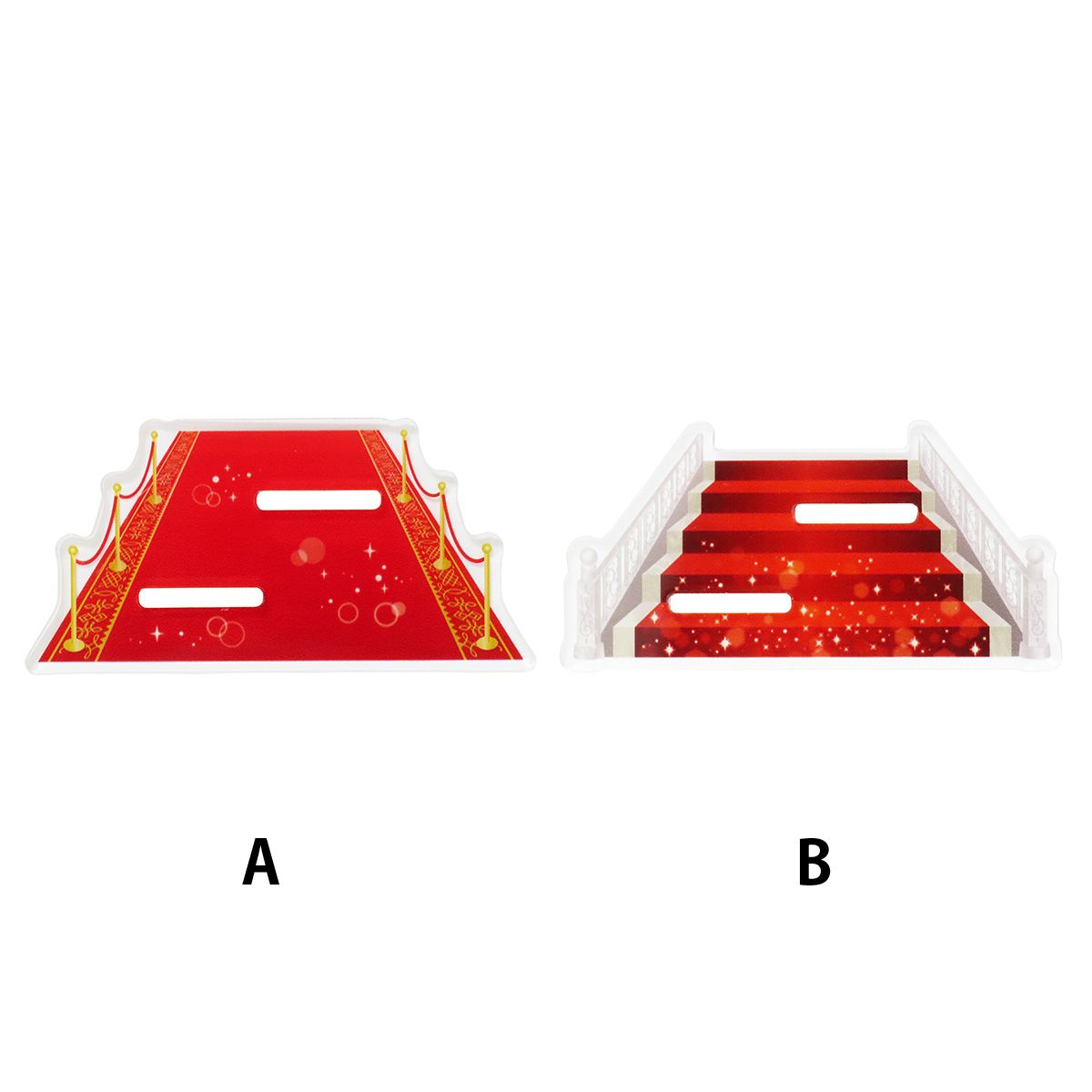 【まとめ買い】アクリルスタンドデコレーション台座 アクスタ台座 カーペット柄 推し活 オタ活 0490/351415