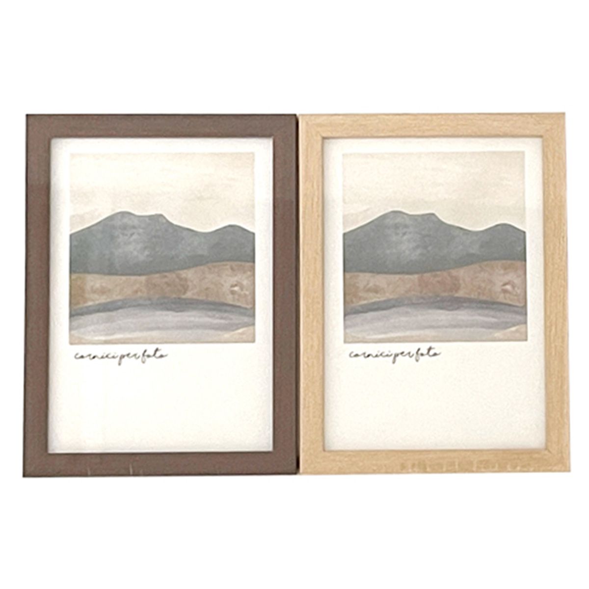 【まとめ買い】フォトフレーム ナチュラル 写真立て 2L 約14.5x19.5cm 1523/351435