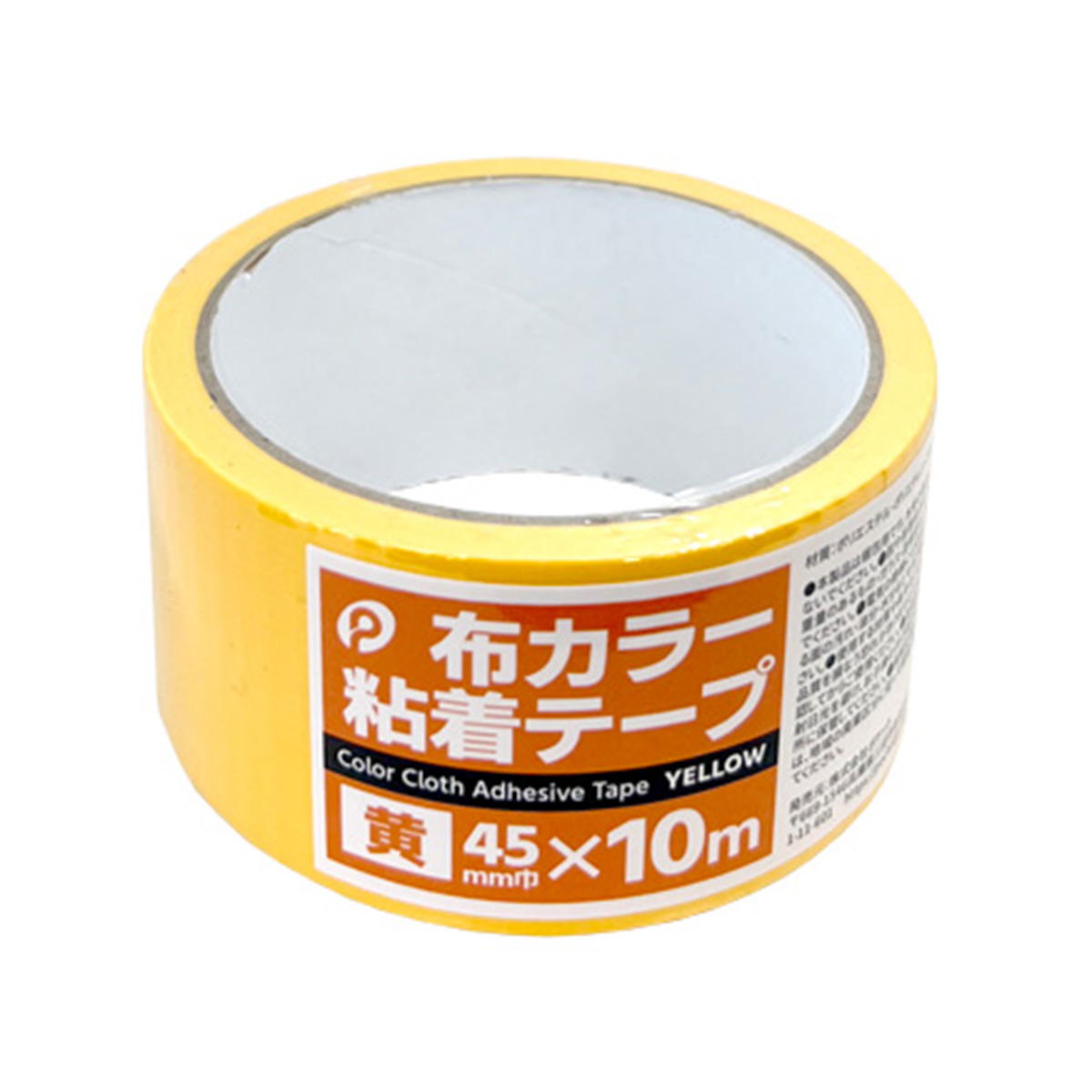 【まとめ買い】布カラー粘着テープ(黄)0894/352124