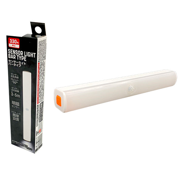 【まとめ買い】センサーライト 人感センサーライト バータイプ 防災 防犯 寝室灯 玄関灯 0344/355267