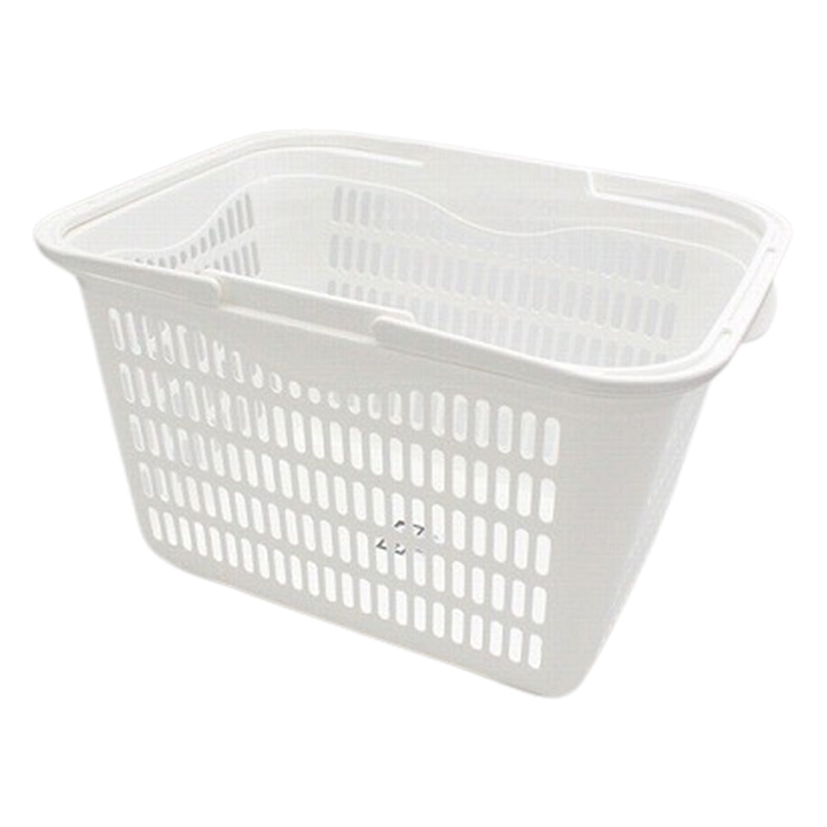 【まとめ買い】モノトーンバスケット L WH 1523/355272