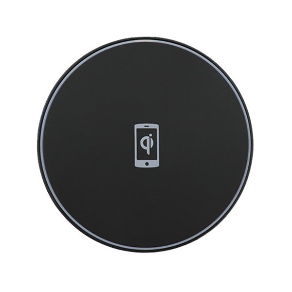 【まとめ買い】充電器 ワイヤレス充電器 Qi認証 10W ワイヤレス充電器 ブラック チャージャー スマホ充電器【Q-4】 9001/355287