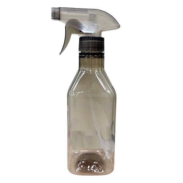 【まとめ買い】詰め替えボトル 詰替容器  スプレーボトル 1dpスプレーボトル 400ml 角型 アンバー 9001/355346