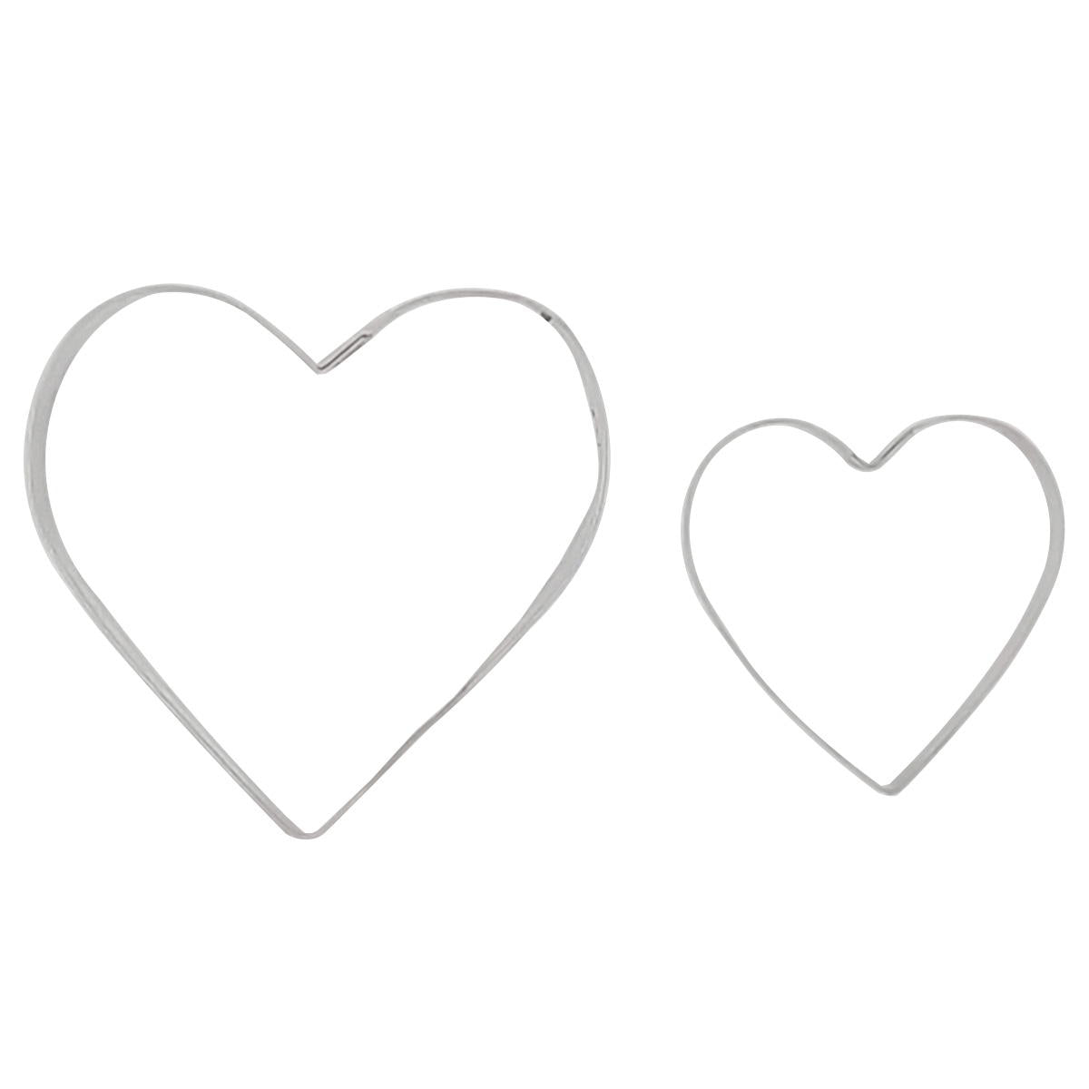 【まとめ買い】クッキー抜き型セット ハート 大・小0528/355635