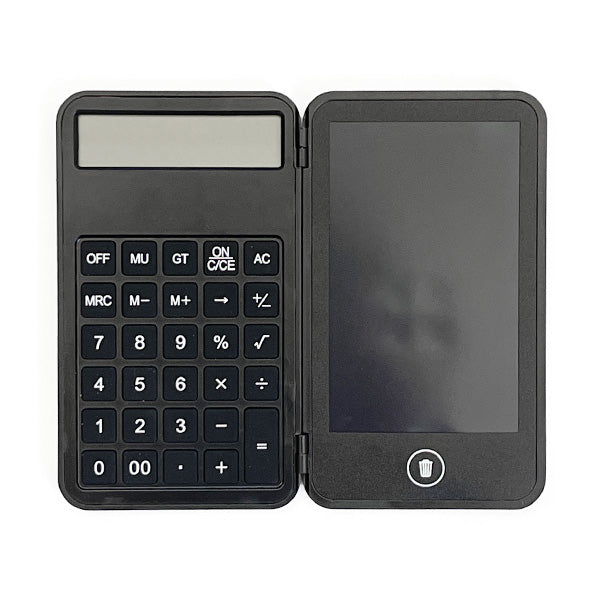 【まとめ買い】デジタルメモ 電子メモ帳パッド 4.4インチ メモボード 電卓付 電子メモ帳 伝言 お絵かき 1523/355769