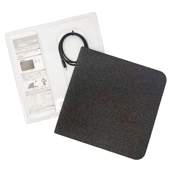 【まとめ買い】ワイヤレス充電器 スマホ用 マウスパッド付 Qi充電器 チー充電器 無線チャージャー 9001/355898