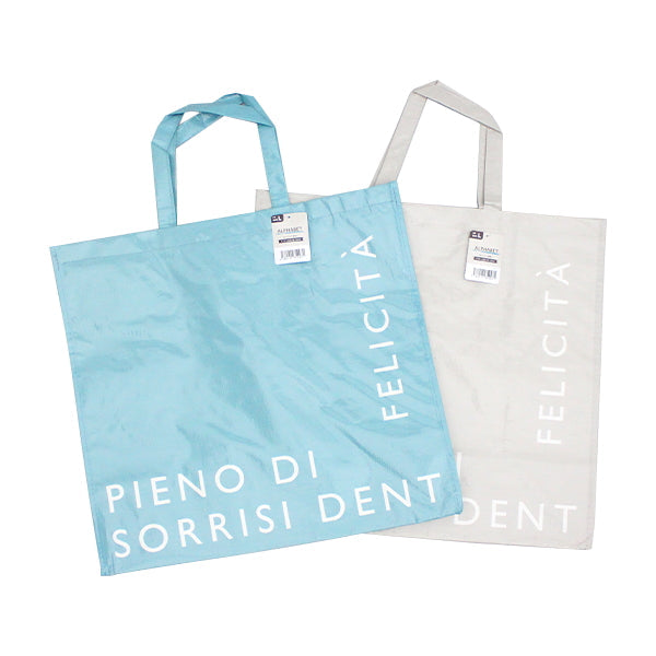 【まとめ買い】収納バッグ 買い物バッグ PPバッグ 英字 L 1523/356212