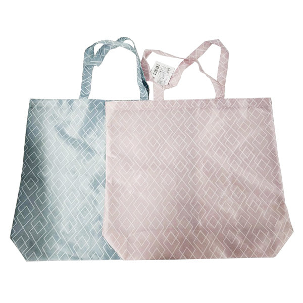【まとめ買い】エコバッグ コンパクト マチ付き ダイヤ柄 LL サイズヨコ H40×W46.5×D11cm 買い物バッグ ショッピングバッグ 1855/356222