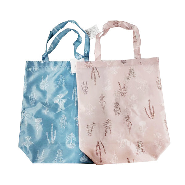 【まとめ買い】エコバッグ コンパクト マチ付き ボタニカル柄 L サイズタテ H40×W35×D12cm 買い物バッグ ショッピングバッグ 1855/356224