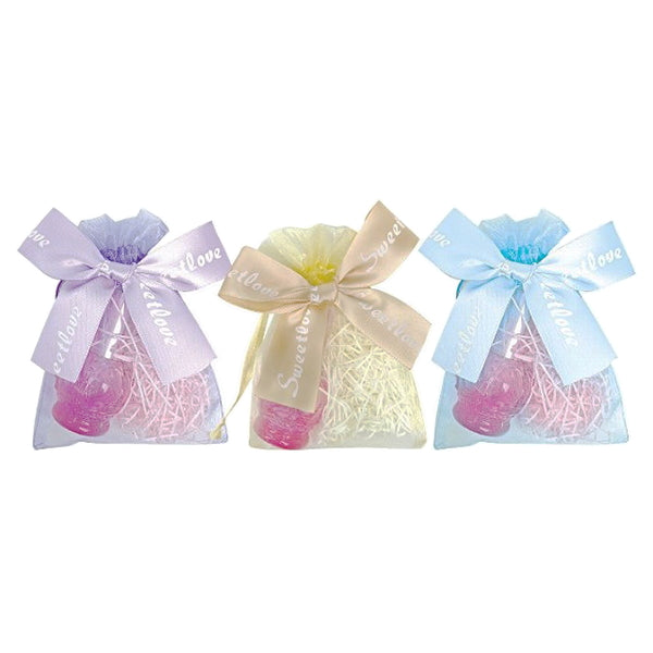 【まとめ買い】リボン付きシースルー 巾着型ギフトバッグ 2P SS 0603/356762