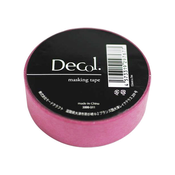 【まとめ買い】マスキングテープ マステ ショッキングカラー511 ピンク 15mmx7m 0890/356794