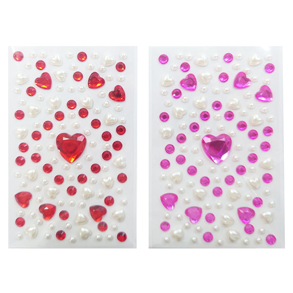 【まとめ買い】ビジューシールC 04 ハートミックス 0328/357003