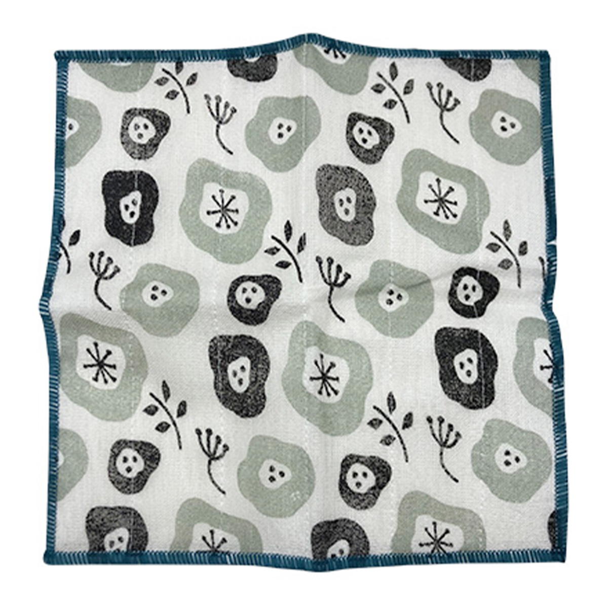 【まとめ買い】かや織りふきん モダンフラワー 0520/358089