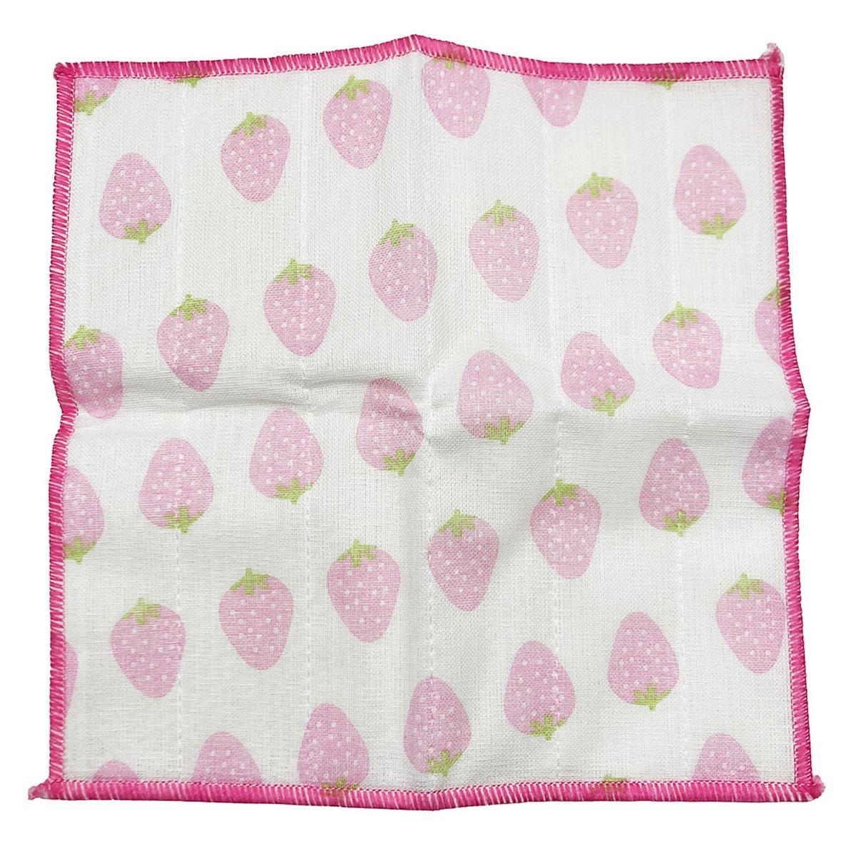 【まとめ買い】クラシックフルーツふきん ストロベリー0520/358096